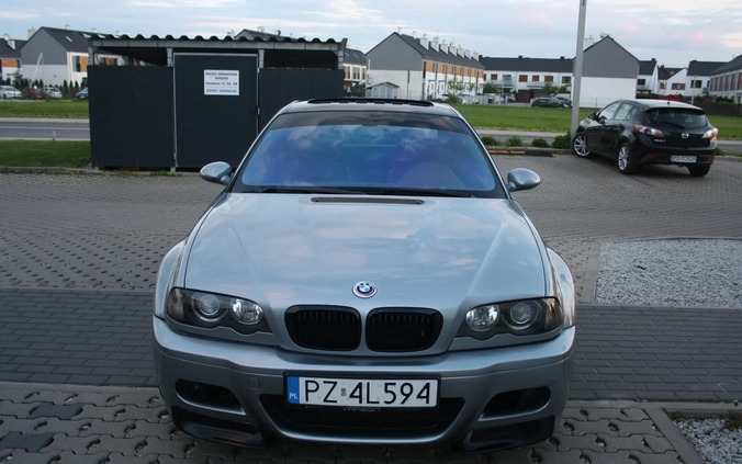 BMW M3 cena 105999 przebieg: 212000, rok produkcji 2003 z Swarzędz małe 407